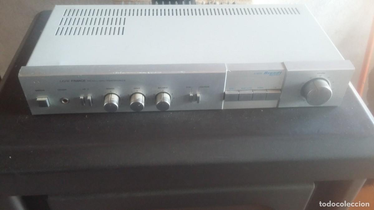 Radios antiguas: AMPLIFICADOR BRANDT MODELO A4096. FUNCIONA. - Foto 1