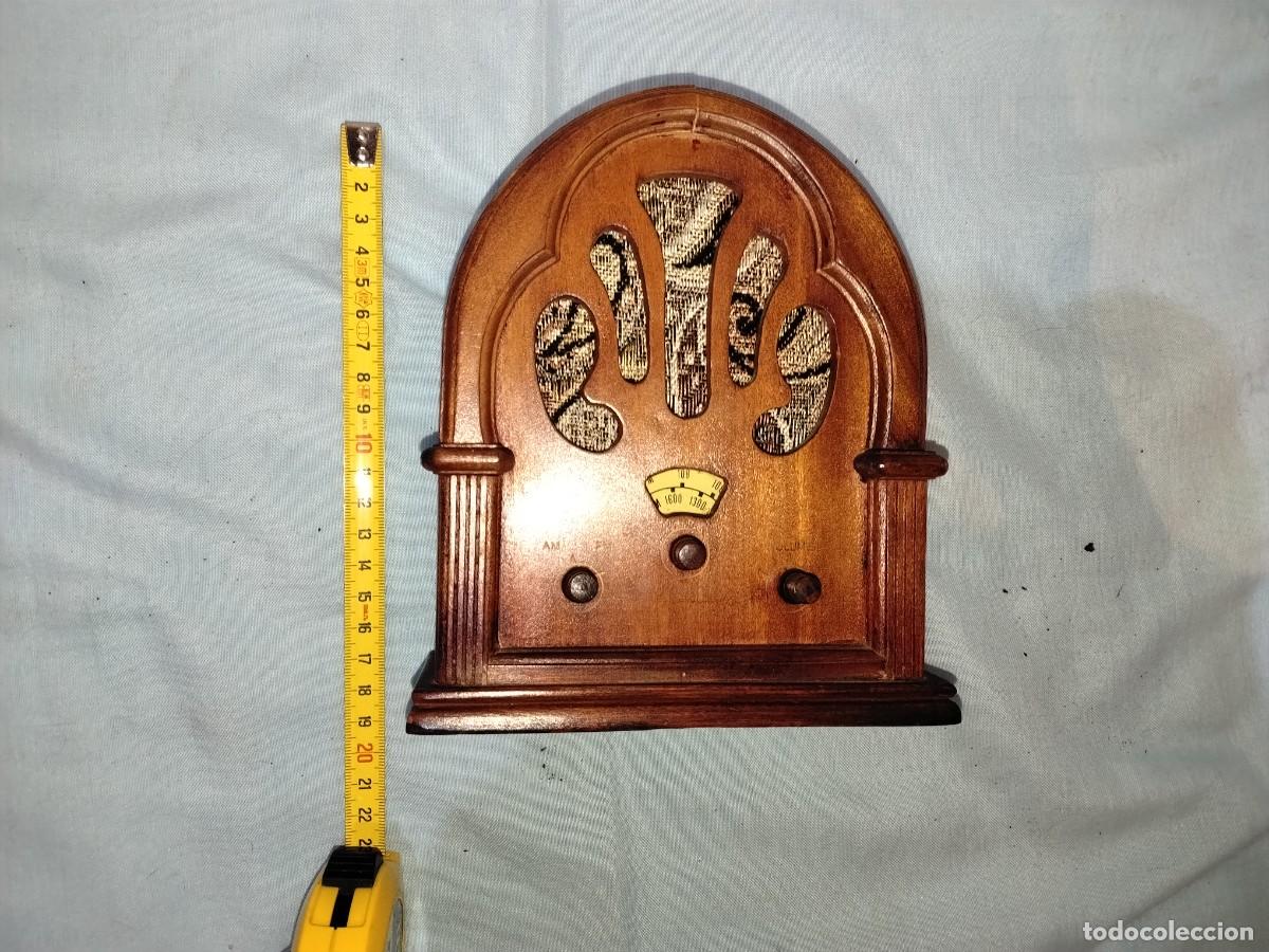 Radios antiguas: RADIO DE CAPILLA EN MADERA - Foto 7