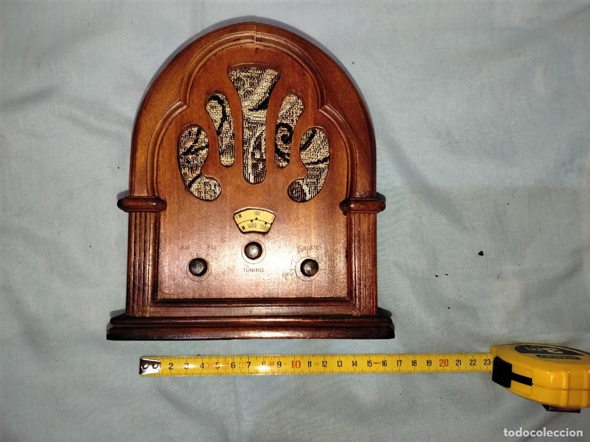 Radios antiguas: RADIO DE CAPILLA EN MADERA - Foto 8