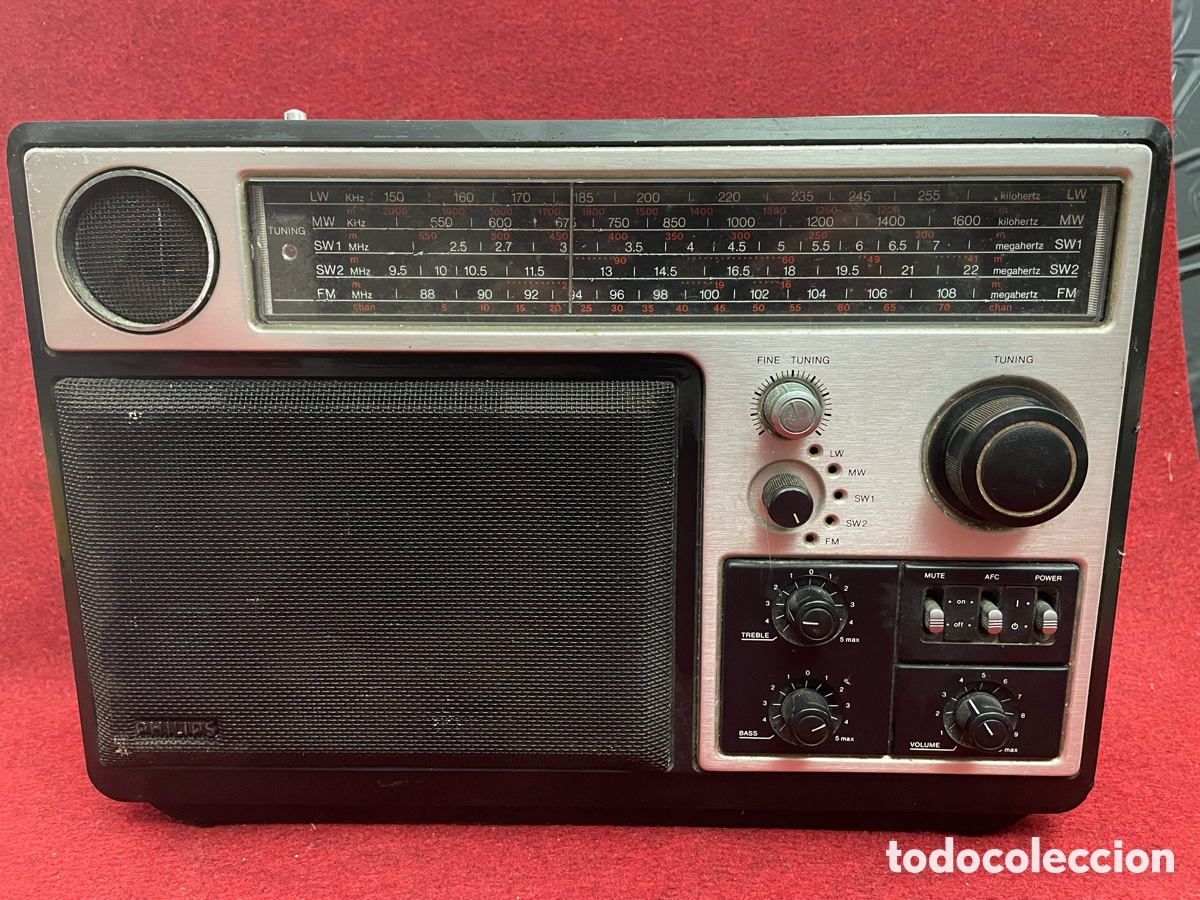 Radios antiguas: radio transistor vintage Philips modelo 90AL970 - Foto 1
