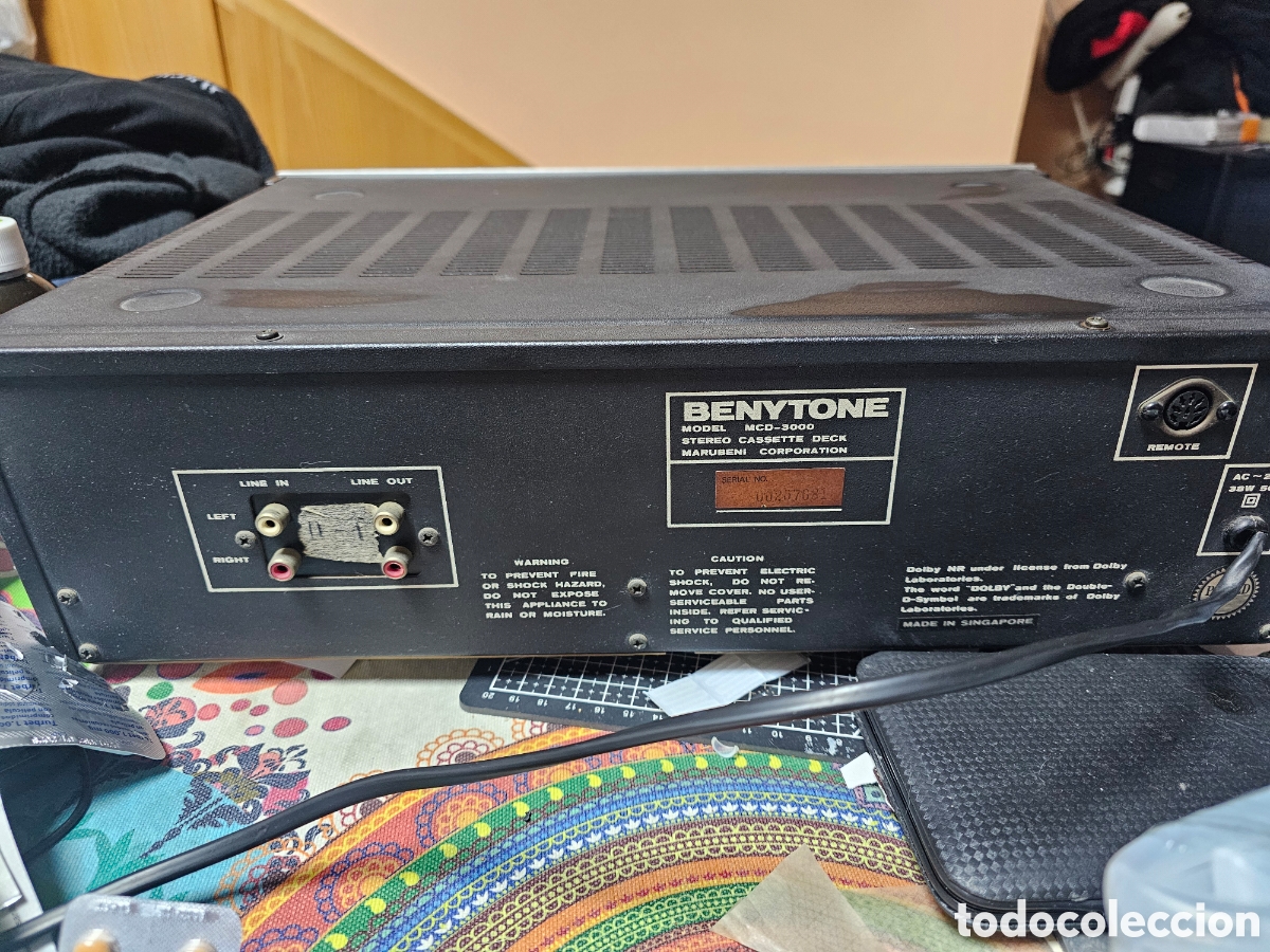 Radios antiguas: Benytone MCD-3000 Stereo Cassette Deck - Foto 3