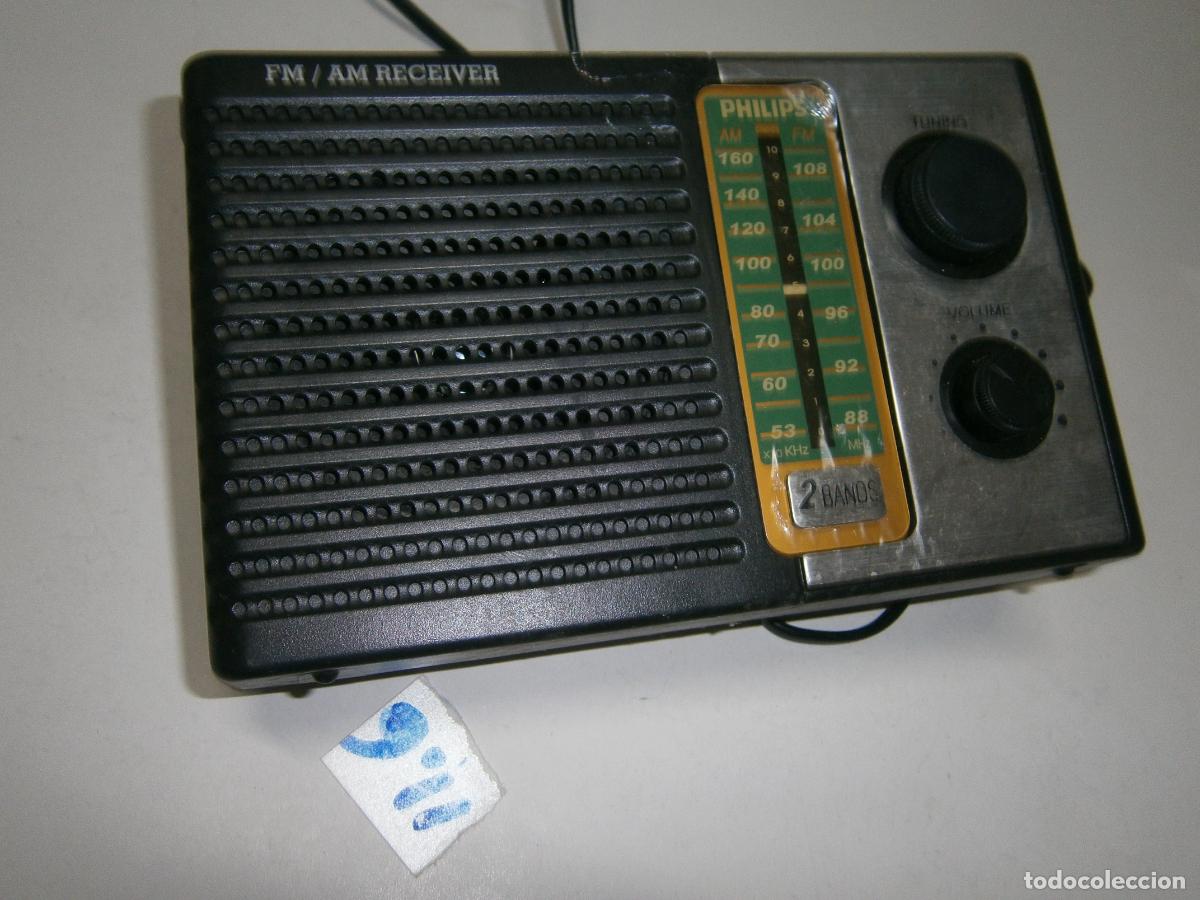 Radios antiguas: ANTIGUA RADIO TRANSISTOR PHILIPS FUNCIONANDO CORRECTAMENTE - Foto 1