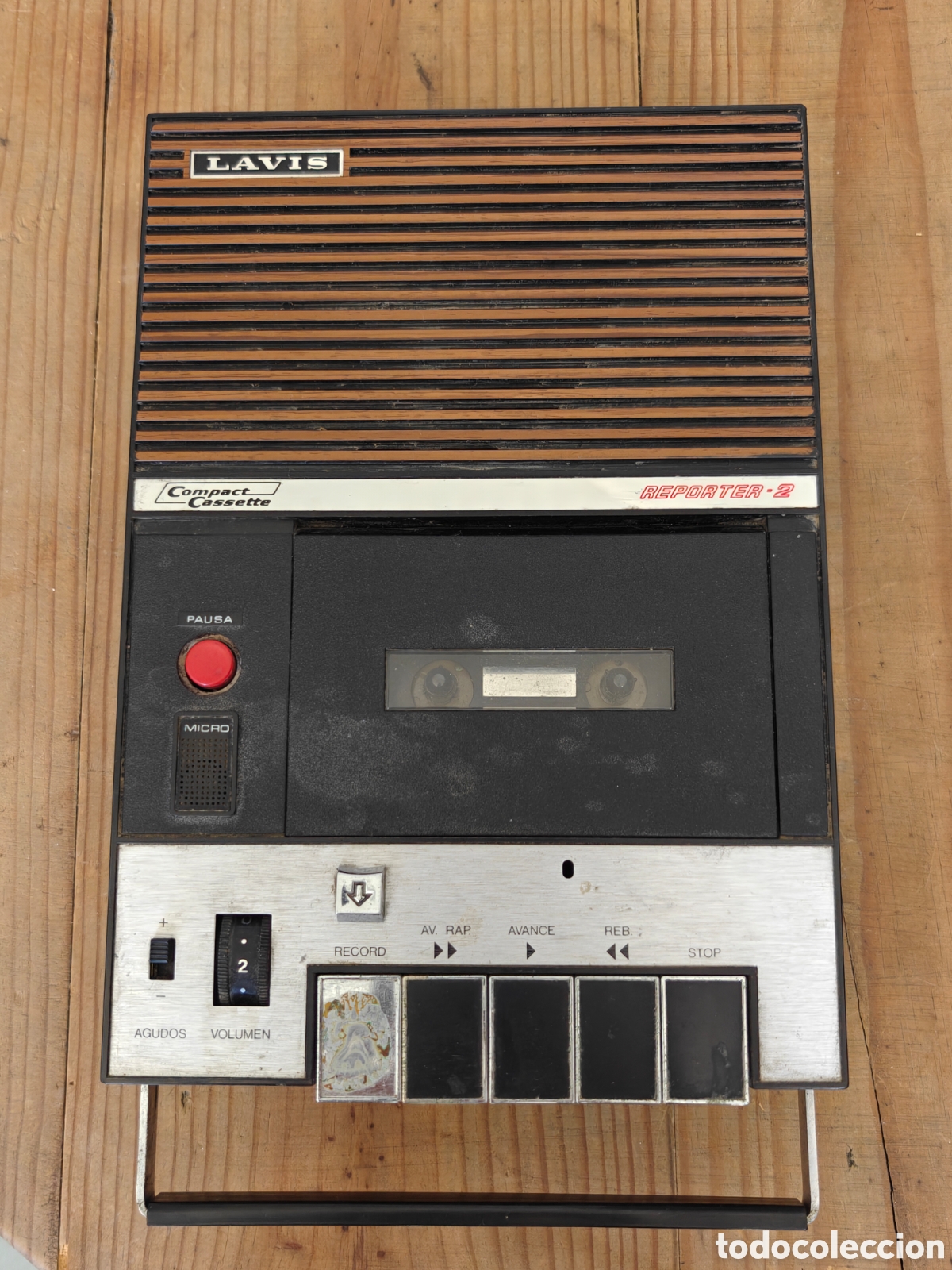 Radios antiguas: Cassette Lavis Reporter 2 - Foto 1