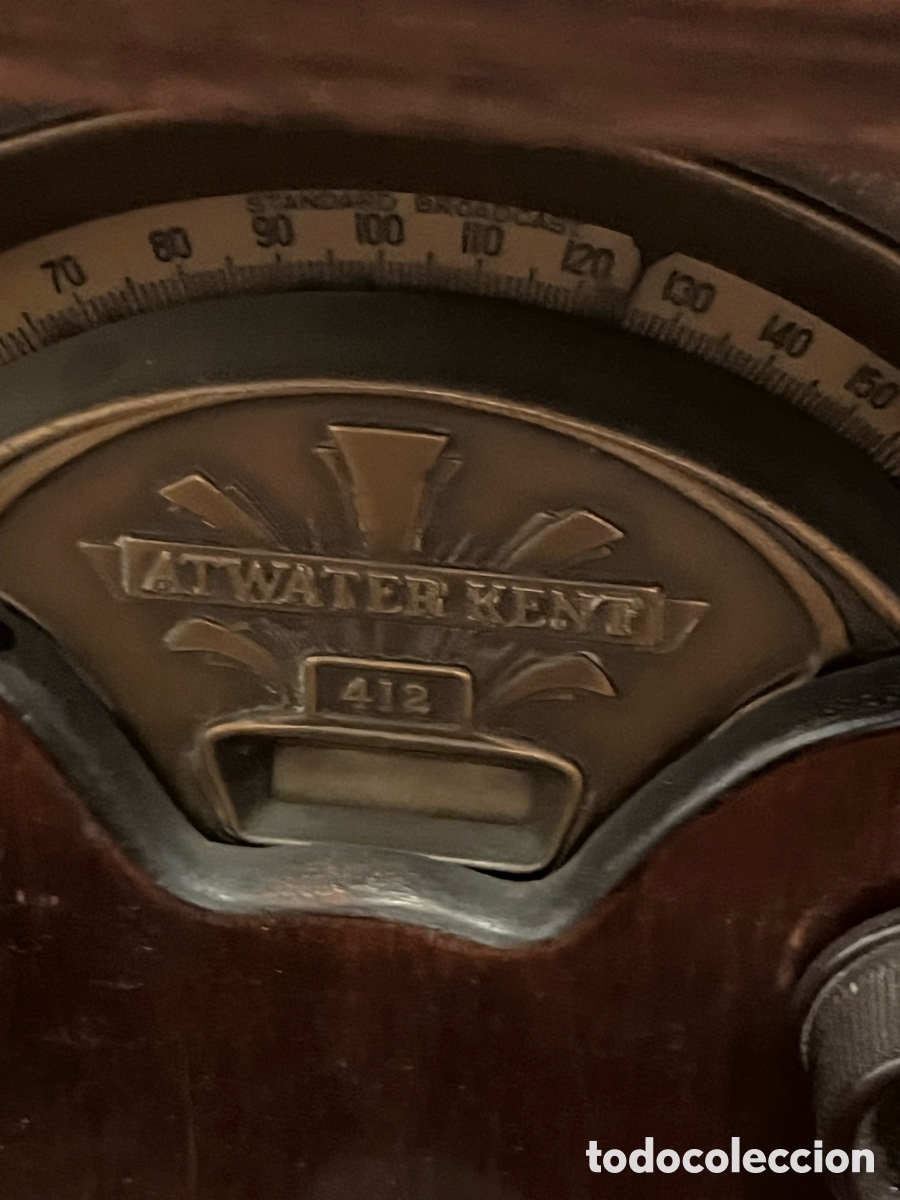 Radios antiguas: Mueble Artwater Kent de radio y tocadiscos - Foto 6