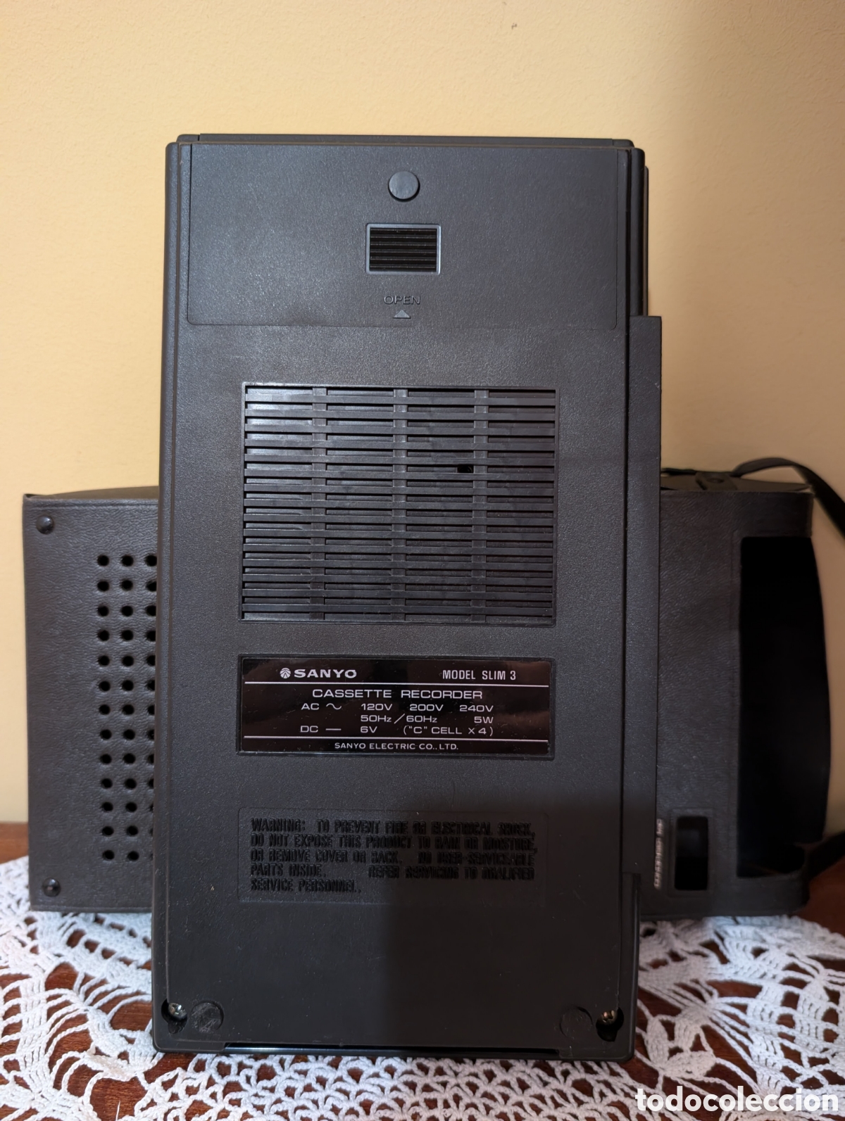 Radios antiguas: Reproductor Cassette Sanyo Slim 3 - Foto 8