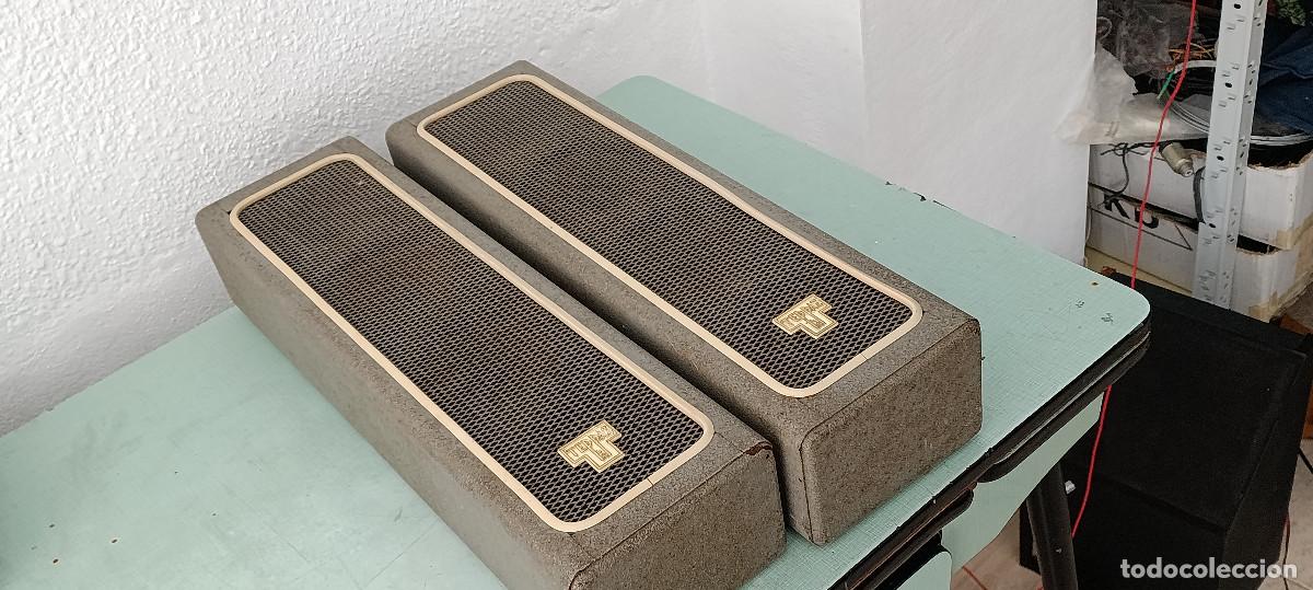 Radios antiguas: ALTAVOCES PARA TOCADISCOS TEPPAZ - Foto 1