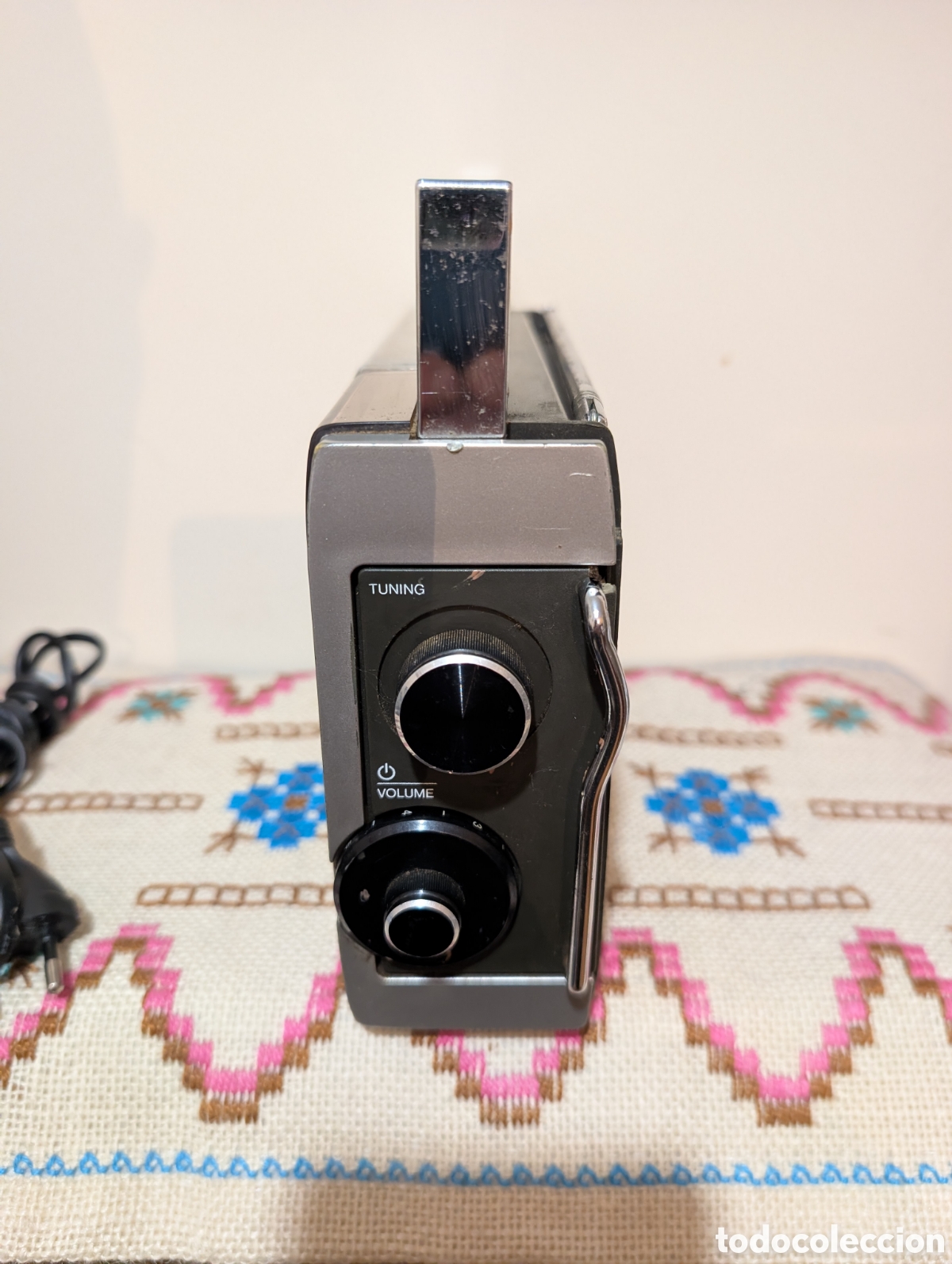 Radios antiguas: Radio Philips Portable Receiver 400, Funciona. - Foto 4