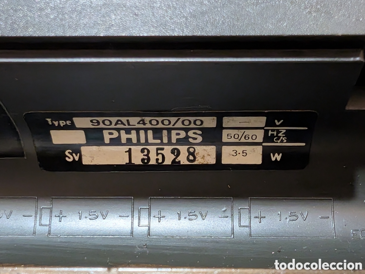Radios antiguas: Radio Philips Portable Receiver 400, Funciona. - Foto 7