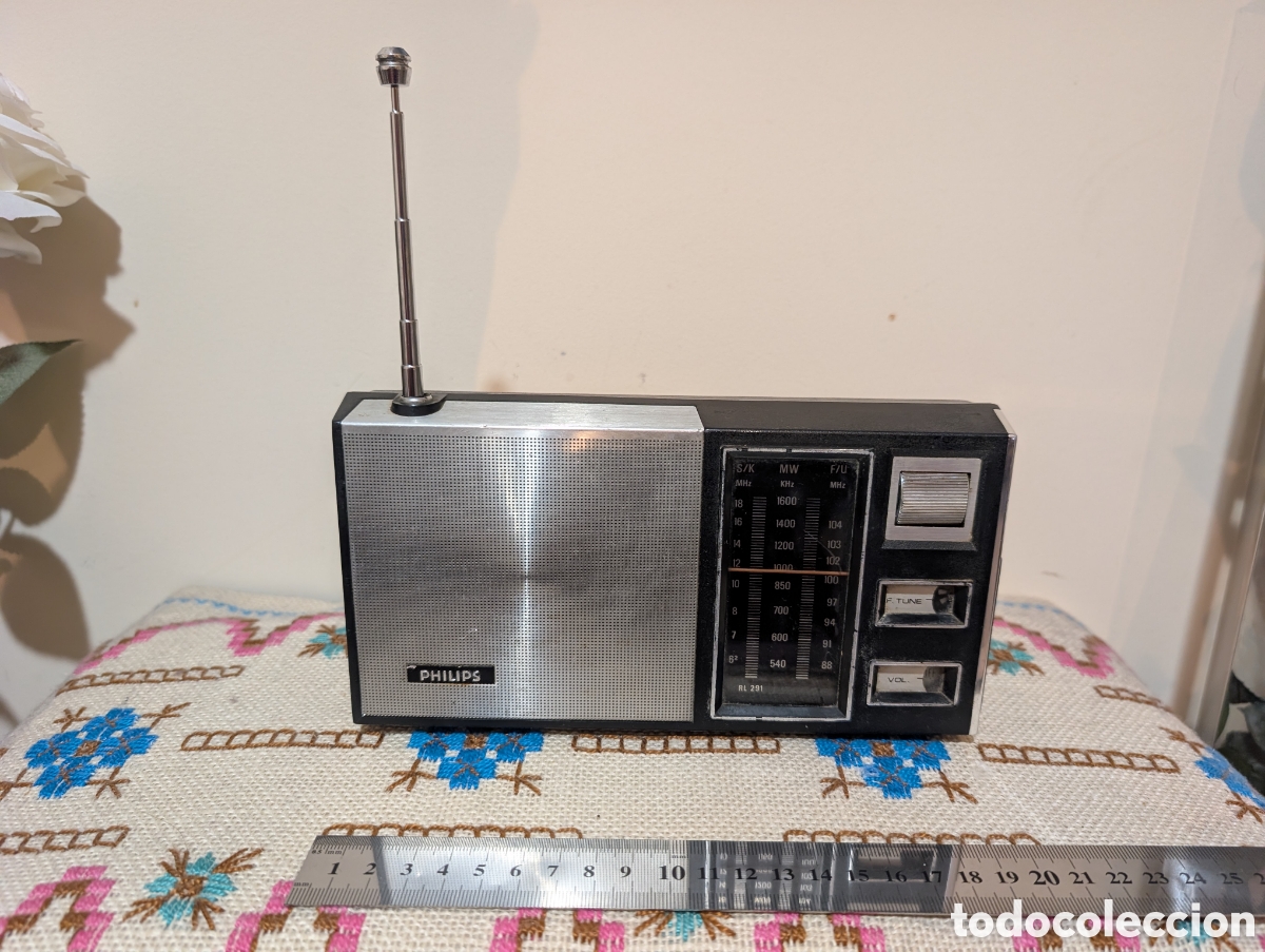 Radios antiguas: Radio Philips 90RL291, Vintage, Funciona. - Foto 1