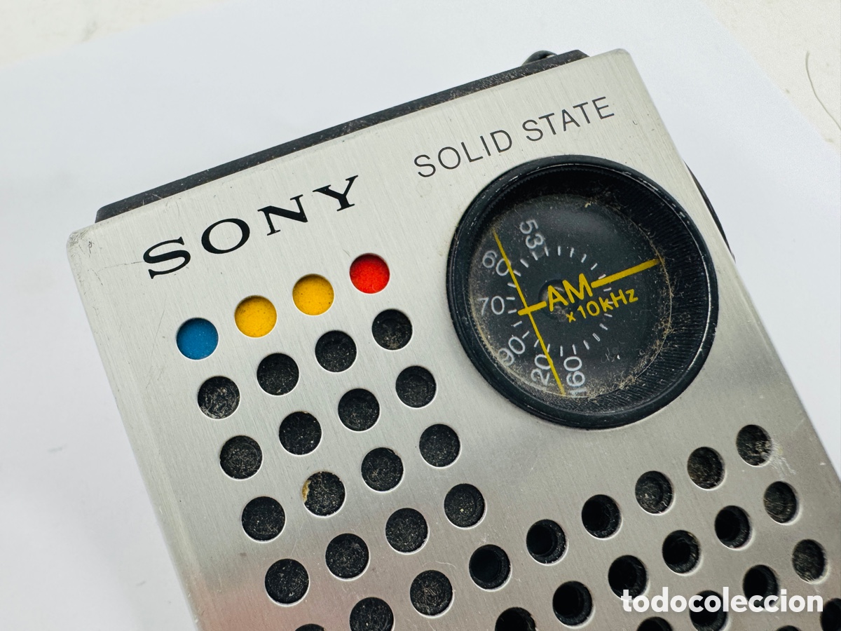 Radios antiguas: Vintage Sony TR-4100 Solid State AM Transistor Radio Sin Probar - Foto 3