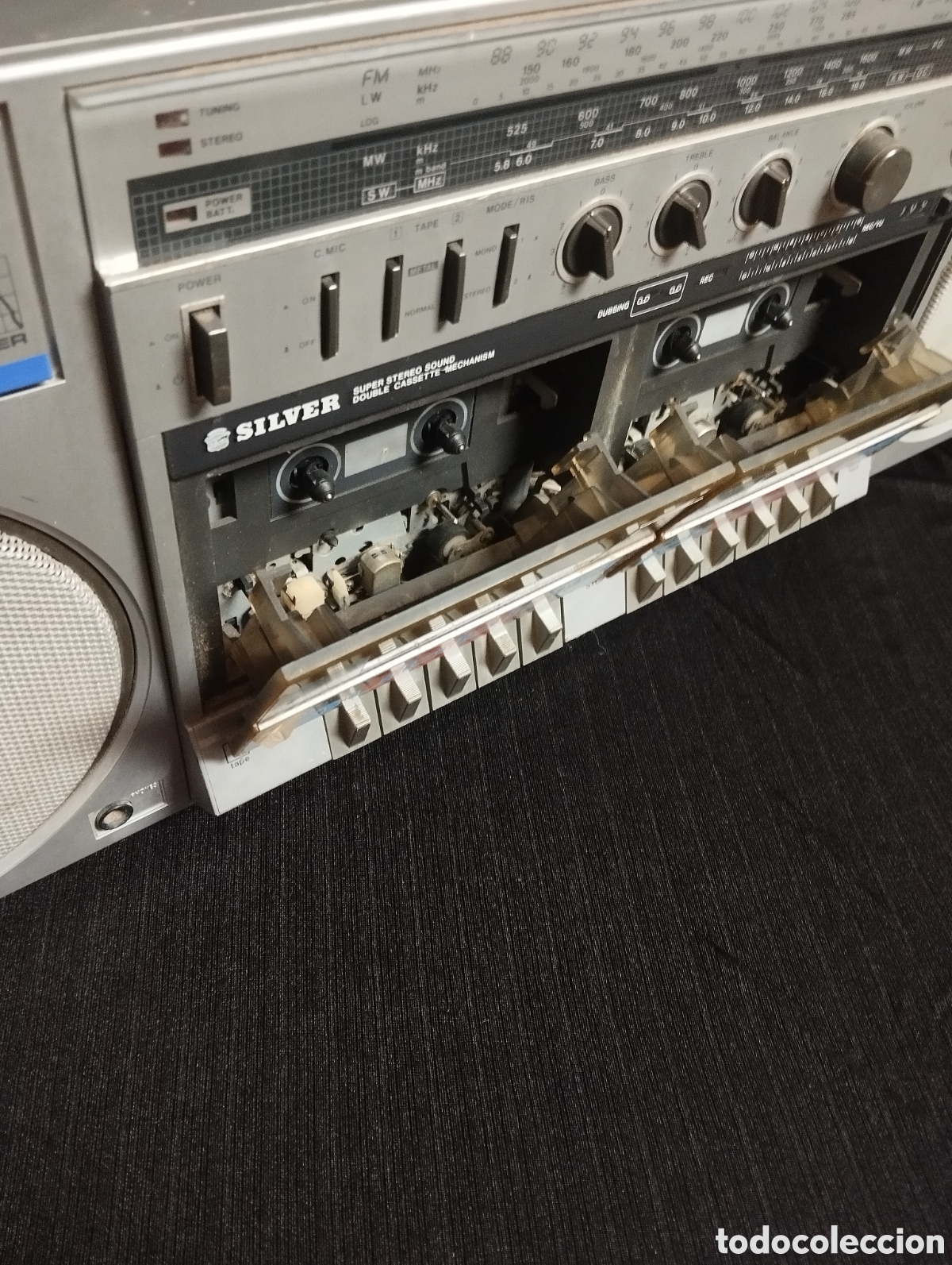 Radios antiguas: RADIO CASETE SILVER STW55L - Foto 6