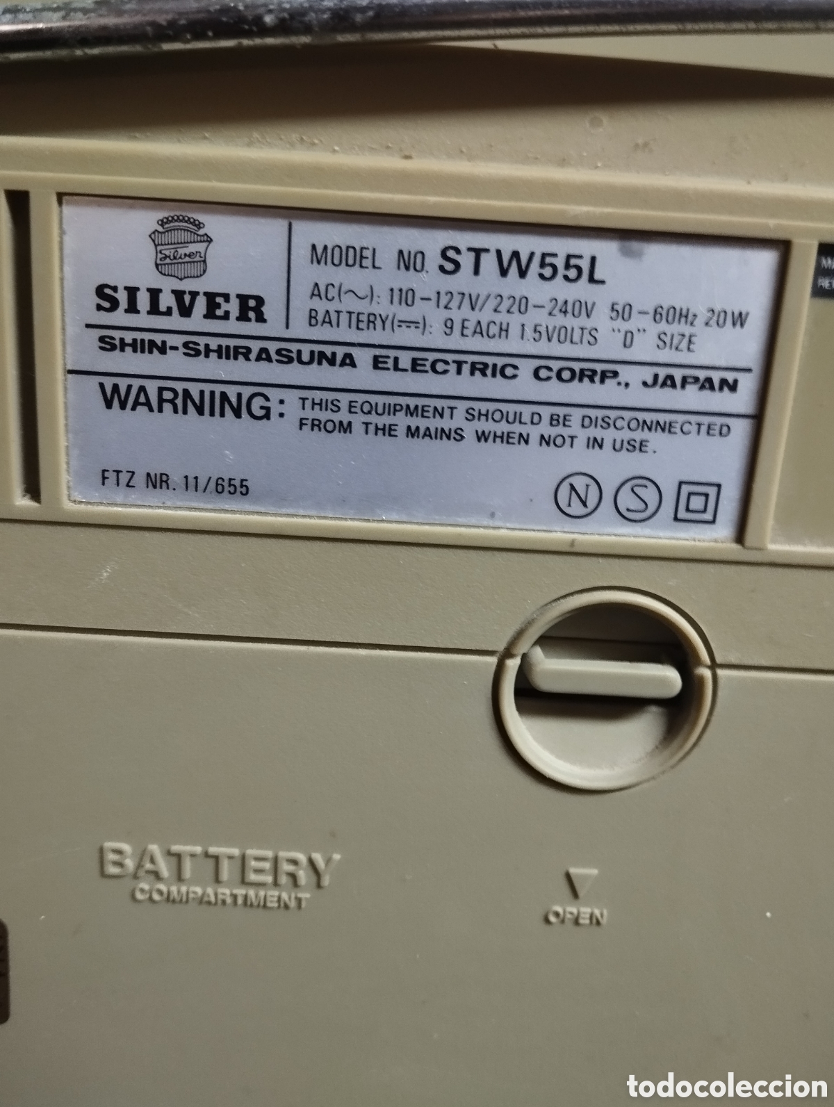 Radios antiguas: RADIO CASETE SILVER STW55L - Foto 12