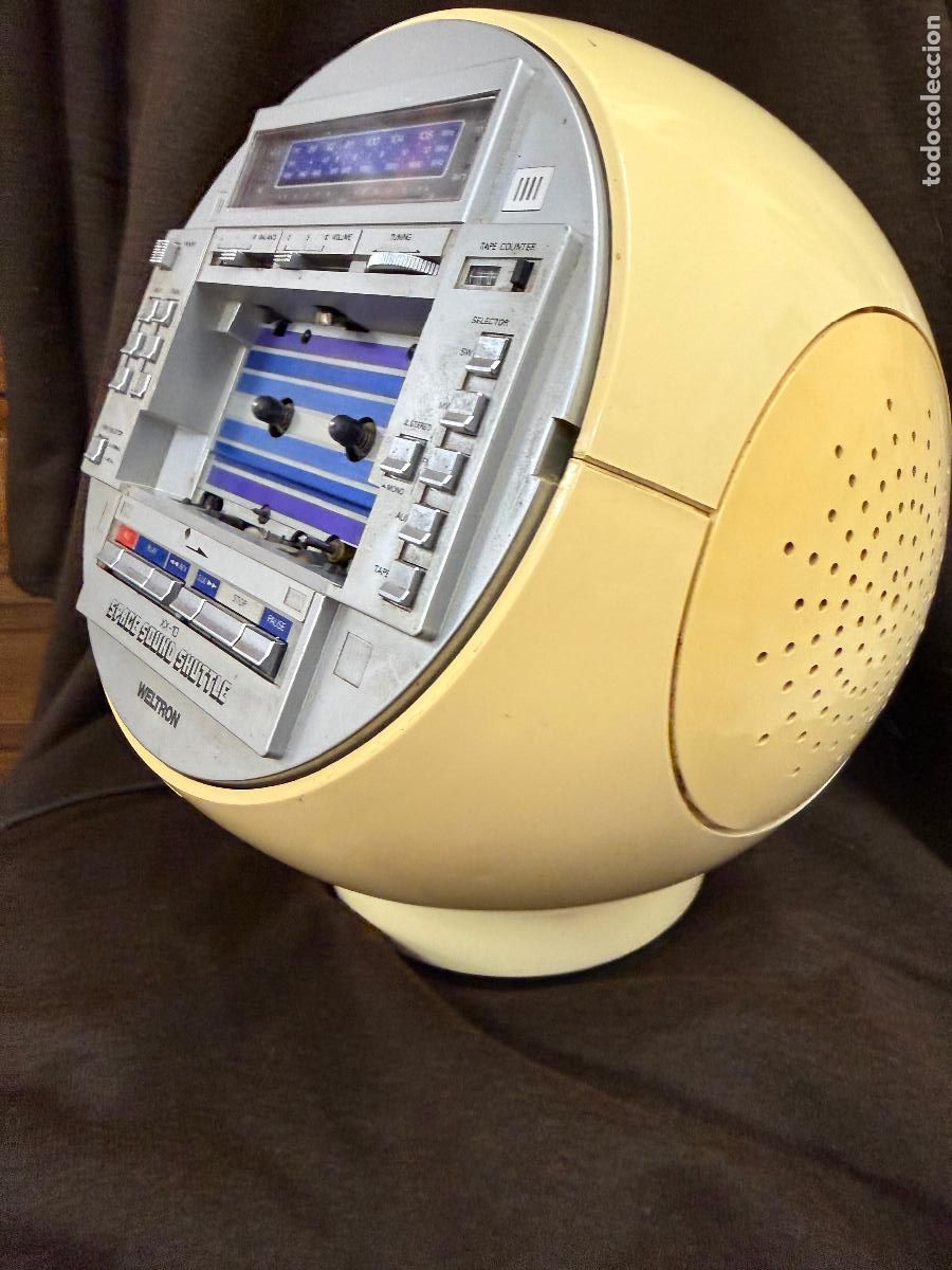 Radios antiguas: Espectacular RADIO CASETE, WELTRON, Space Sound Shuttle. XX-10. Space Age. Leer descripcion completa