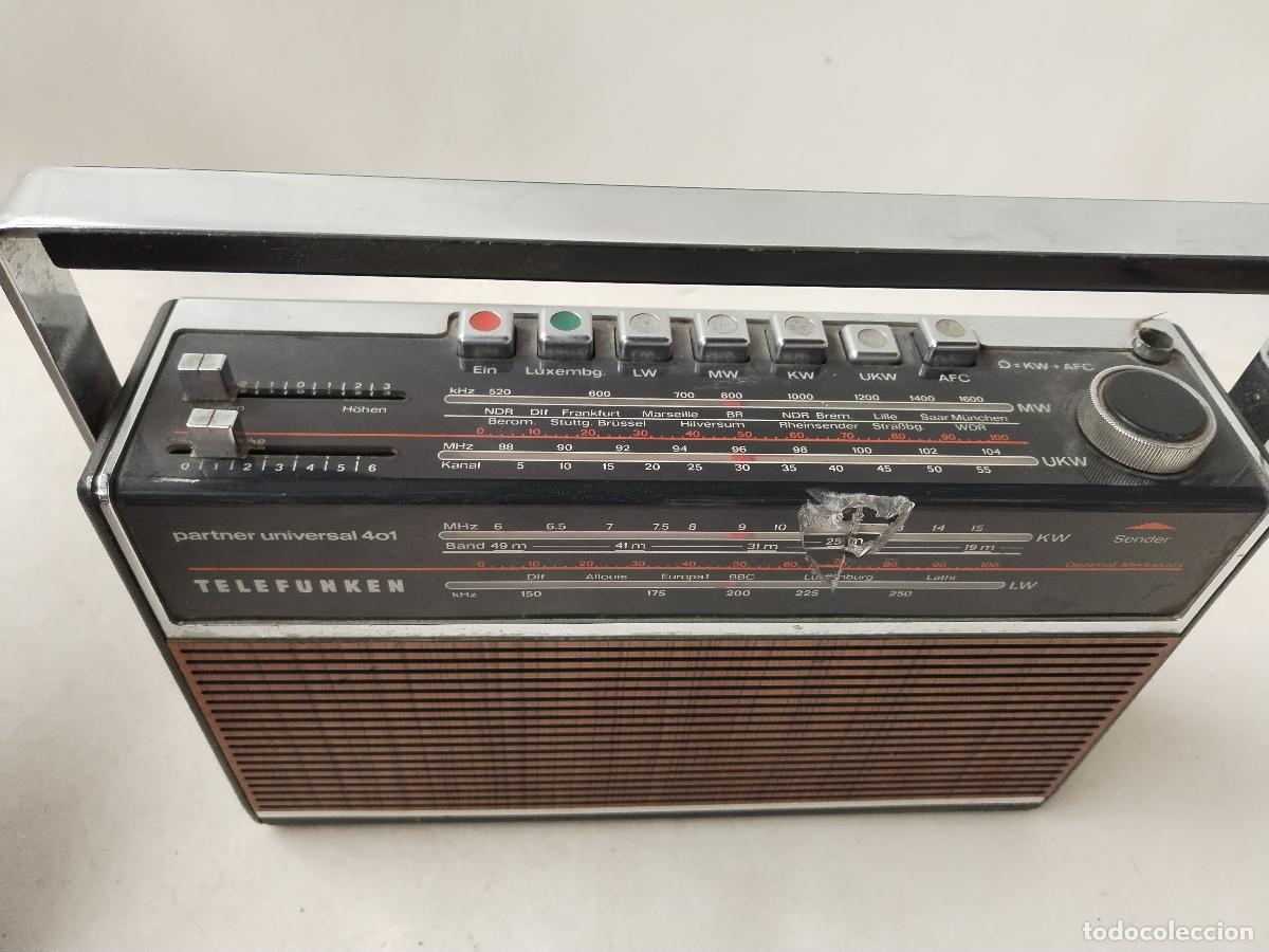Radios antiguas: Radio Telefunken partner Universal 401 - Foto 5