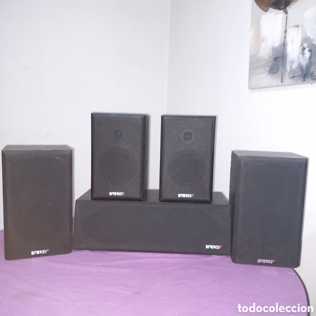 Radio antiche: CONJUNTO DE ALTAVOCES ENERGY(MADE CANADA)