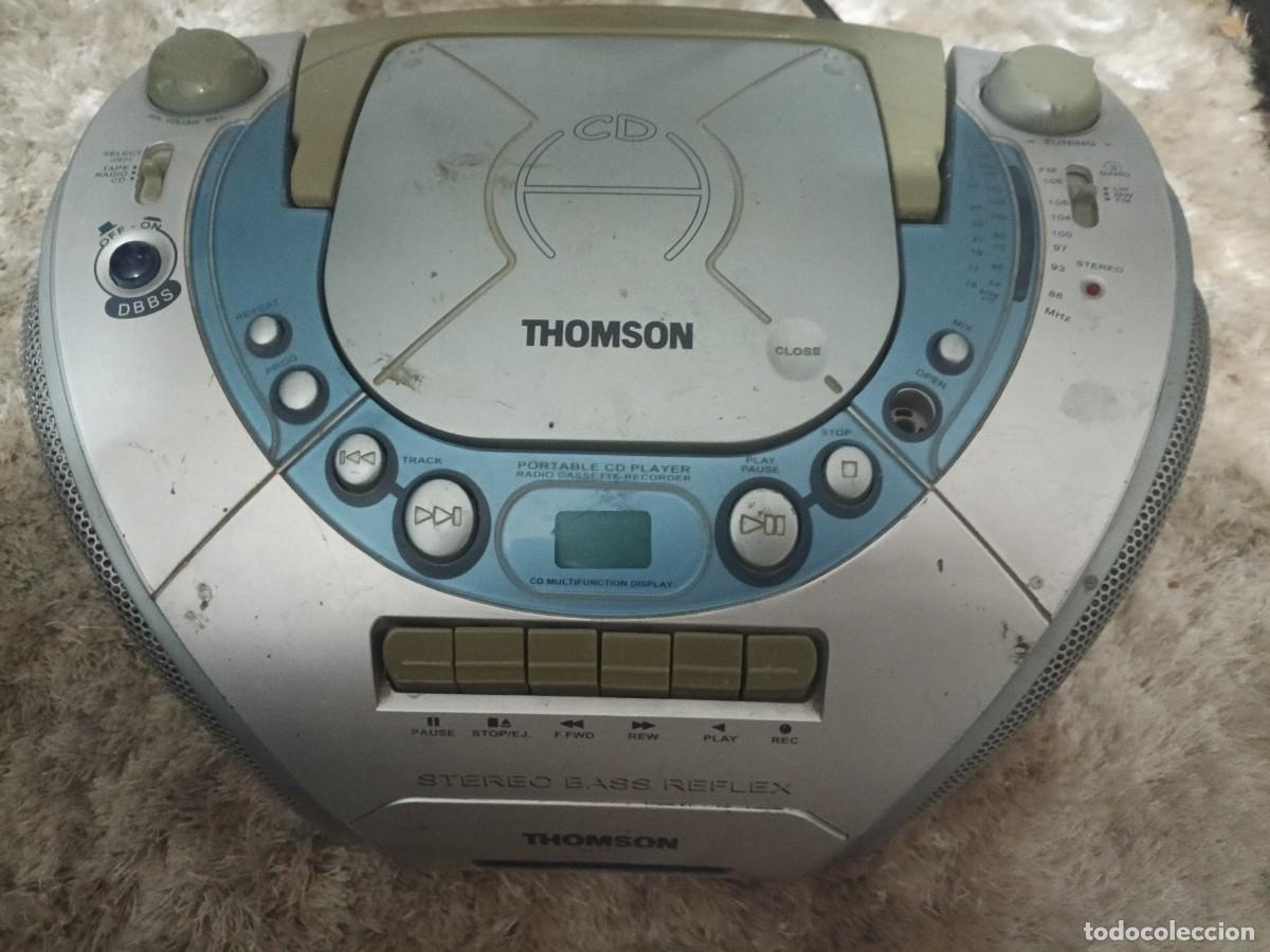 Radios antiguas: RADIO CASETE CD THOMSON FUNCIONA - Foto 1