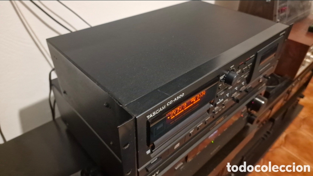 Radios antiguas: TASCAM CD-A500 - CD / Cassete Profissional - Foto 6