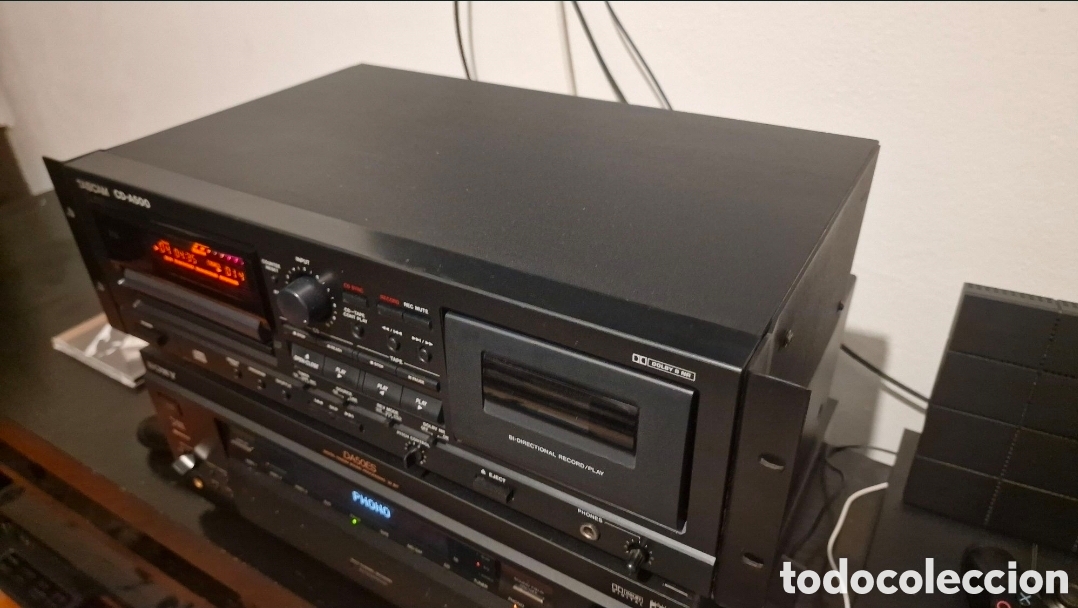 Radios antiguas: TASCAM CD-A500 - CD / Cassete Profissional - Foto 7