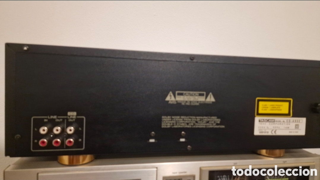 Radios antiguas: TASCAM CD-A500 - CD / Cassete Profissional - Foto 8