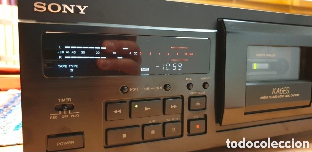 Radios antiguas: SONY TC-KA6ES Stereo Cassette Deck - Foto 3