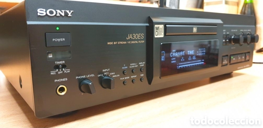 Radios antiguas: SONY MDS-JA30ES Minidisc Deck - Foto 5