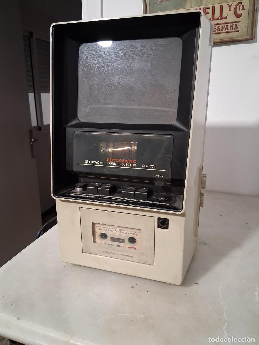 Radios antiguas: proyector de sonido vintage Hitachi SPR-771 Automatic Sound Projector.