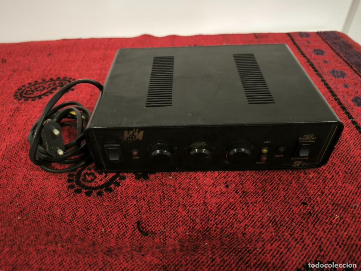 Radios antiguas: Amplificador Hilo Musical Vintage HM &ndash; Equipo De Sonido Anal&oacute;gico Con Controles Frontales