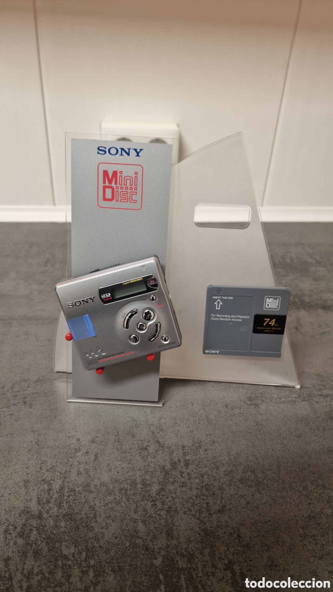 Radios antiguas: SONY MZ-R501 MiniDisc Recording MDLP - Foto 4