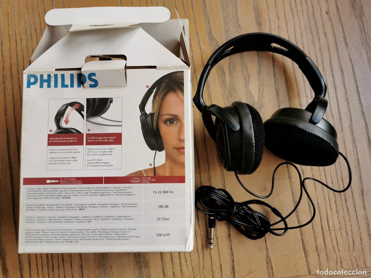 Radios antiguas: Auriculares Philips con su caja