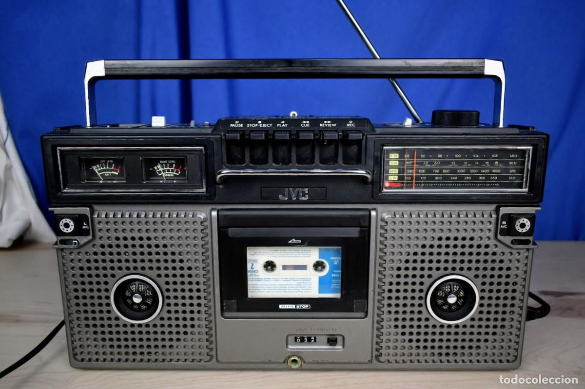 Radios antiguas: Radio cassette grabador JVC RC 717L a&ntilde;o 1978