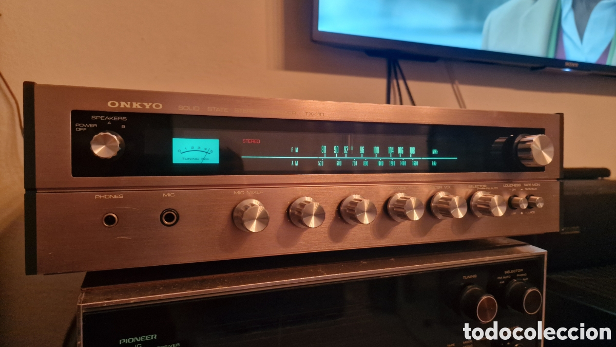 Radios antiguas: ONKYO TX-110 Solid State Stereo Receiver - Foto 5