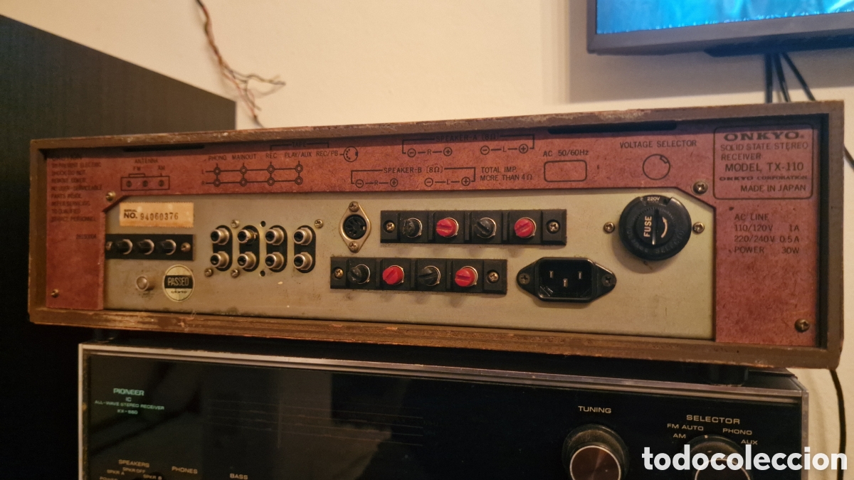 Radios antiguas: ONKYO TX-110 Solid State Stereo Receiver - Foto 10