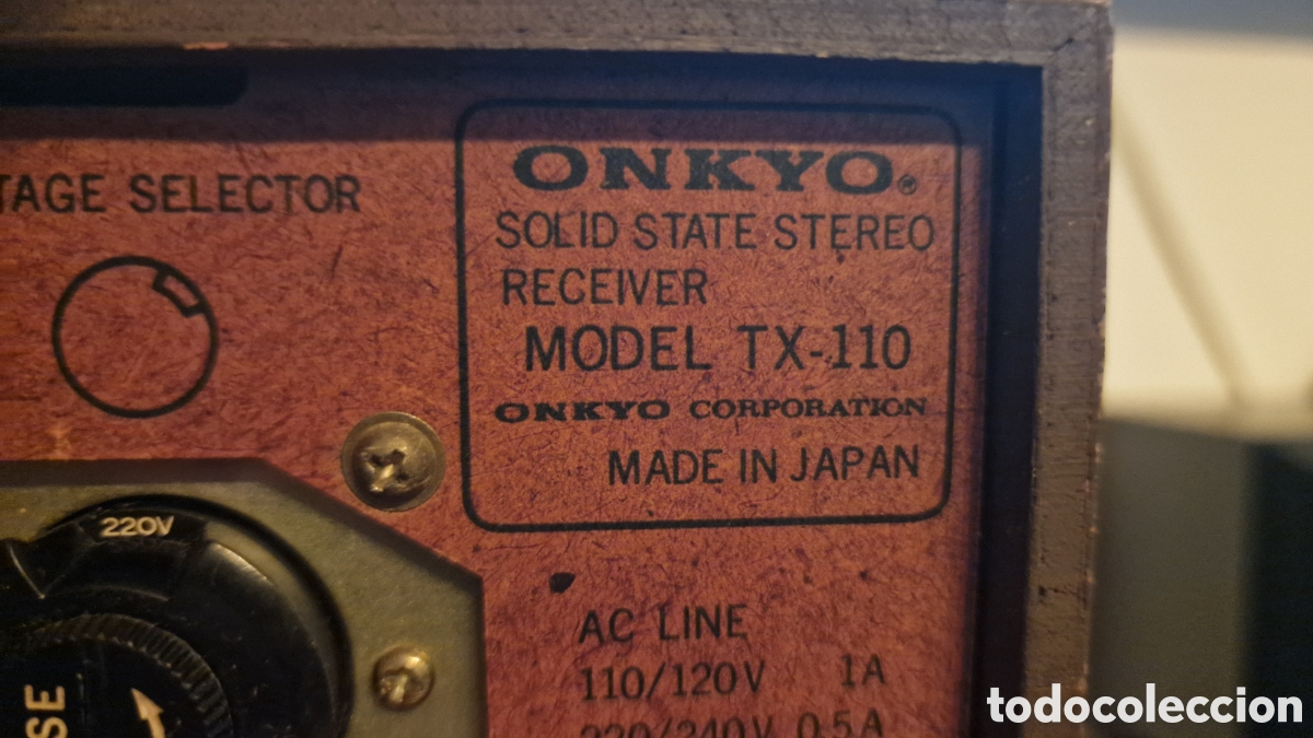 Radios antiguas: ONKYO TX-110 Solid State Stereo Receiver - Foto 11