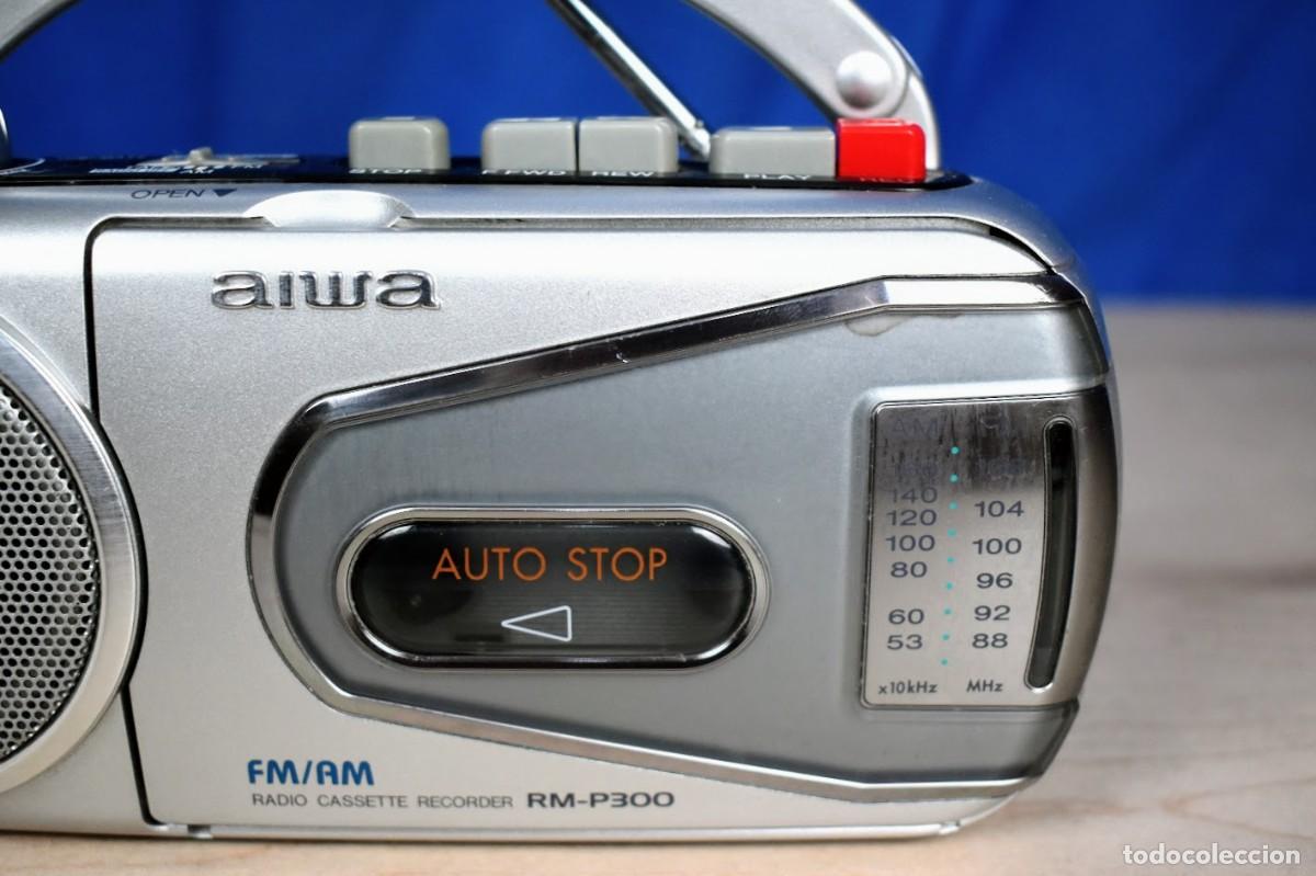 Radios antiguas: Radio cassette Aiwa RM-P300 - Foto 2
