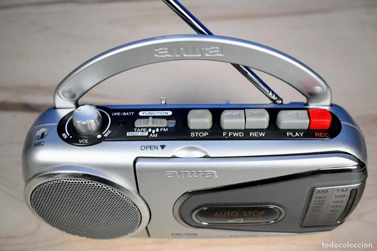Radios antiguas: Radio cassette Aiwa RM-P300 - Foto 4