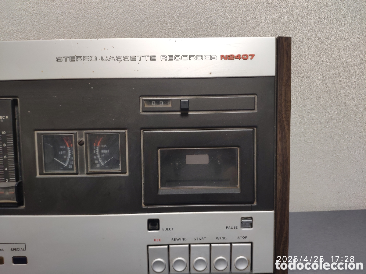 Radios antiguas: Casete recoder Philips N 2407 vintage - Foto 3