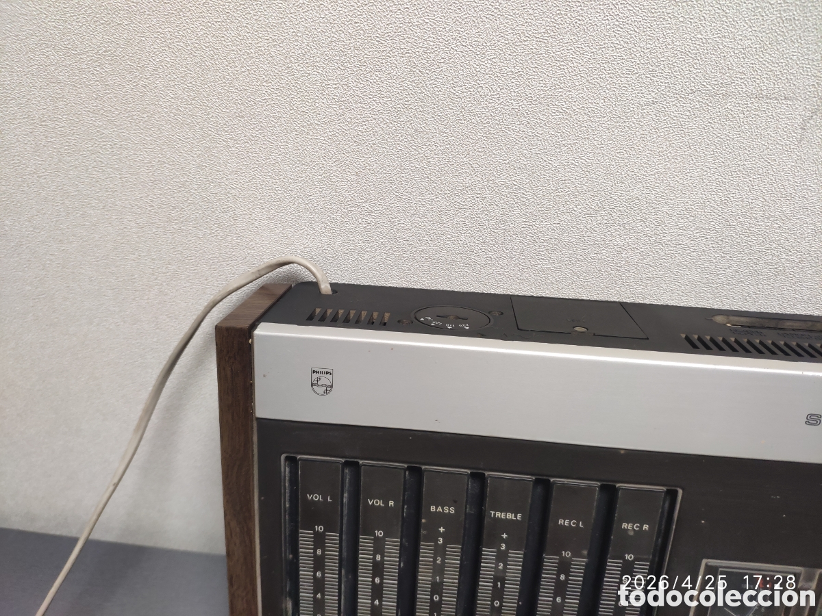 Radios antiguas: Casete recoder Philips N 2407 vintage - Foto 5