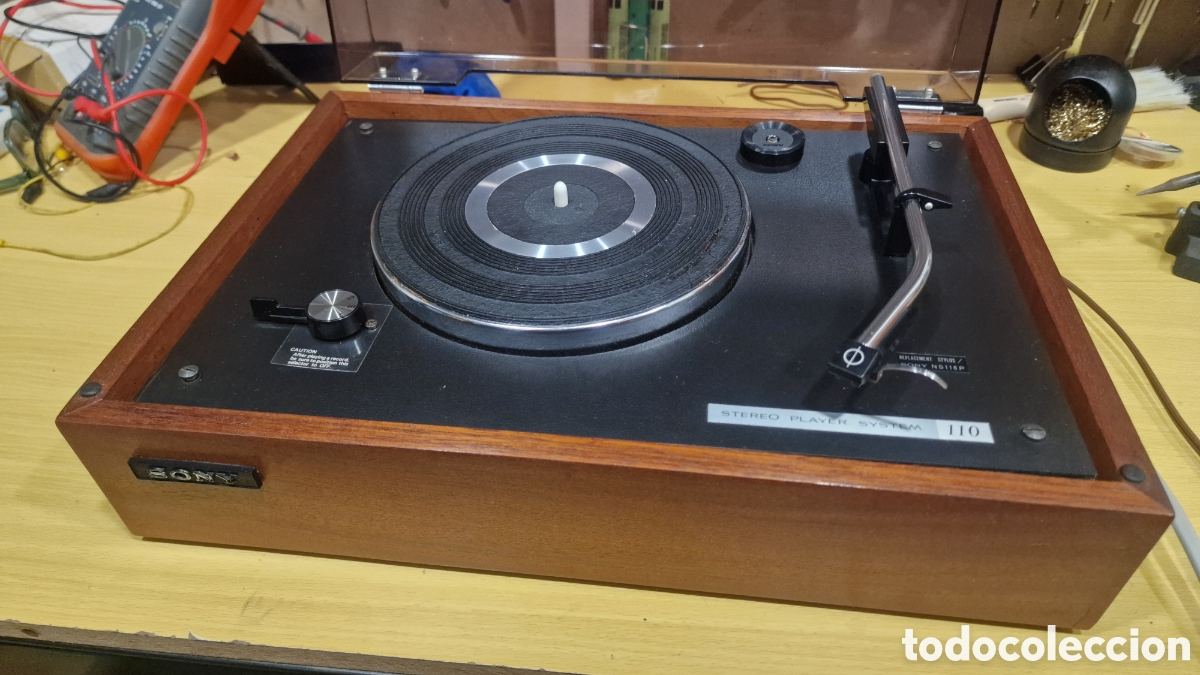 Radios antiguas: SONY PS-110 Stereo Turntable System - Foto 2