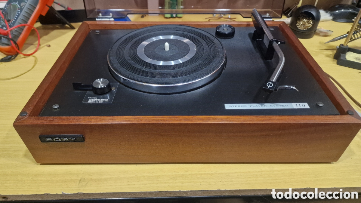 Radios antiguas: SONY PS-110 Stereo Turntable System - Foto 3