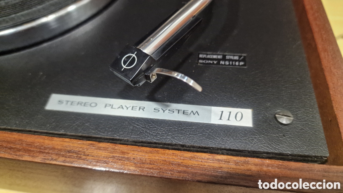 Radios antiguas: SONY PS-110 Stereo Turntable System - Foto 8