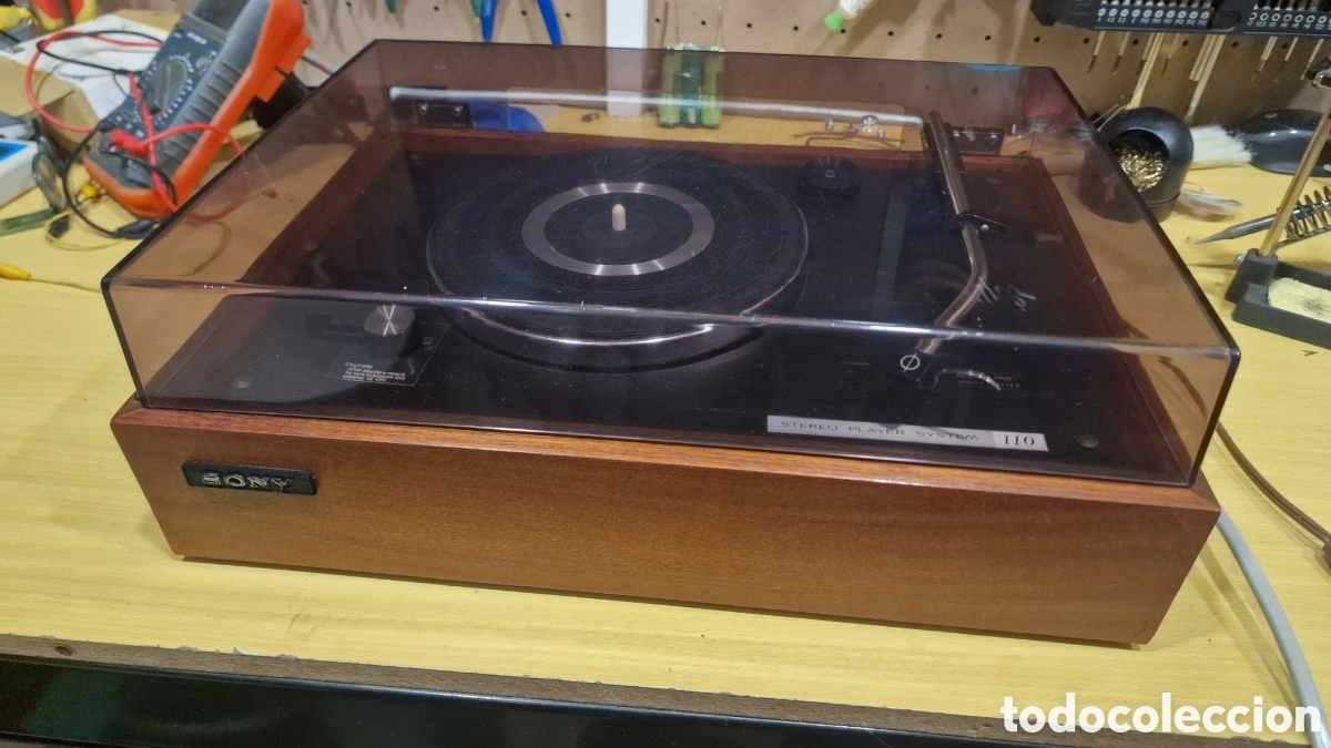 Radios antiguas: SONY PS-110 Stereo Turntable System - Foto 1