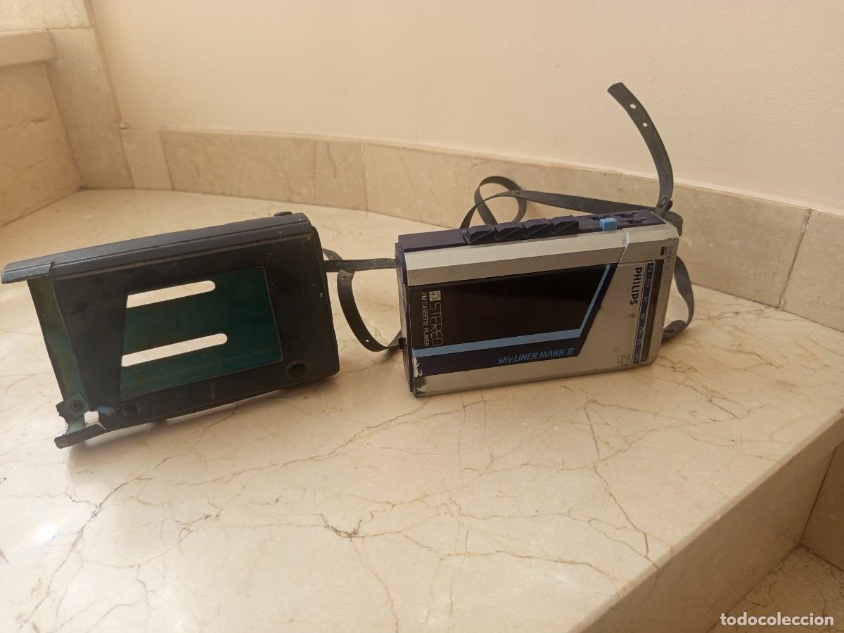 Radios antiguas: Antiguo Walkman D 6638 SkyLiner Mark II. A&ntilde;o 1983. Funciona! # cassette radio reproductor vintage