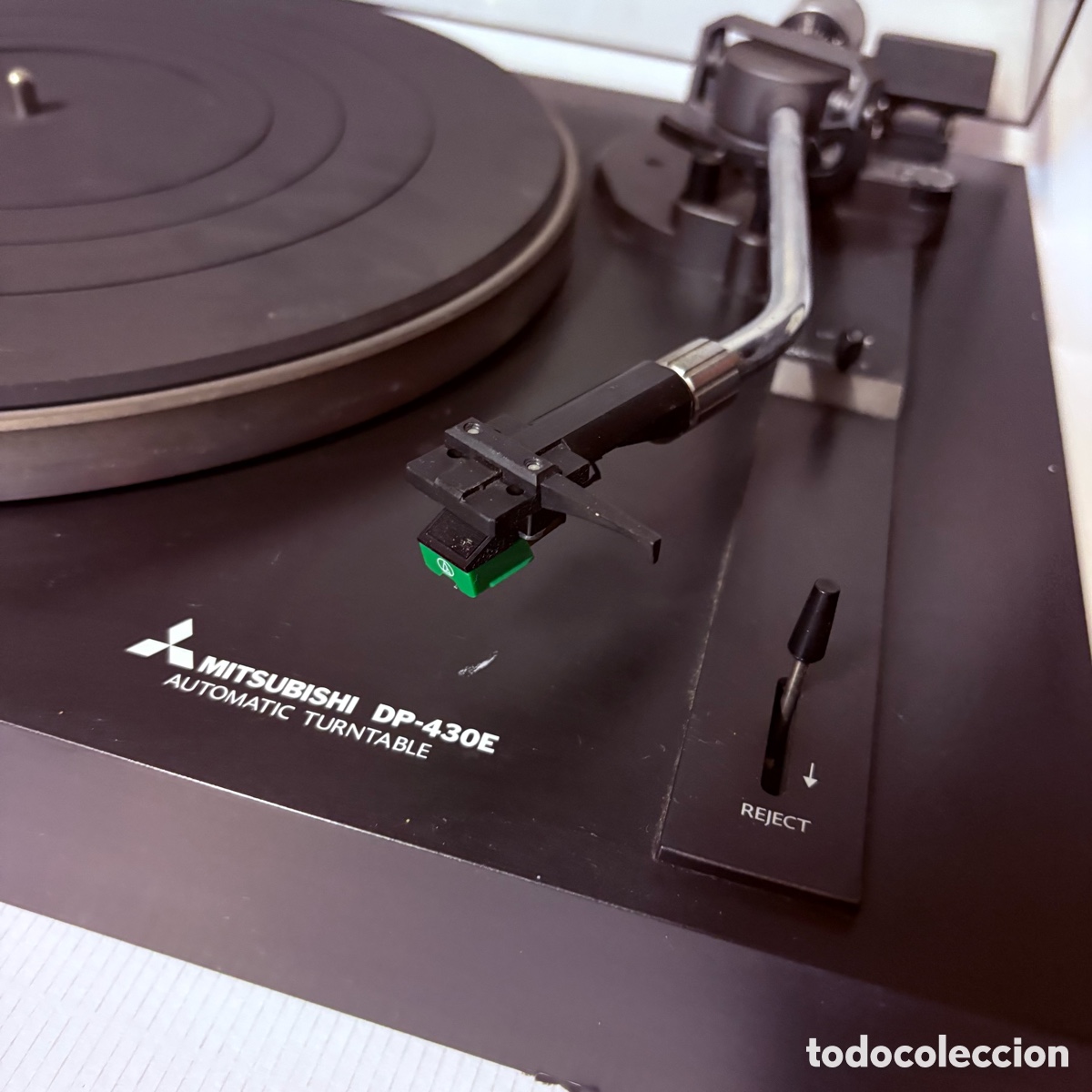 Radios antiguas: Tocadiscos de 1980 Mitsubishi dp 430-e - Foto 4