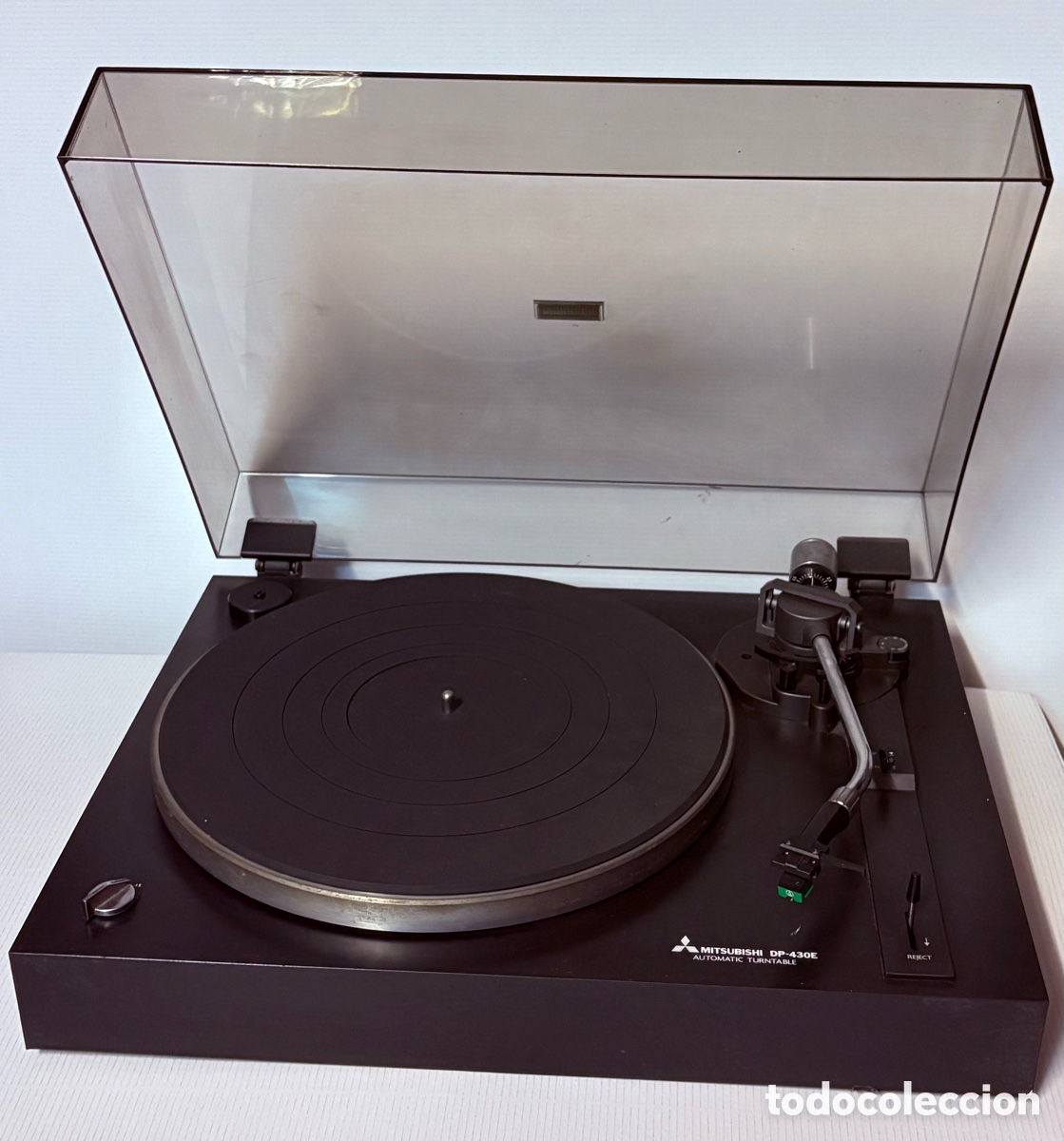 Radios antiguas: Tocadiscos de 1980 Mitsubishi dp 430-e - Foto 1