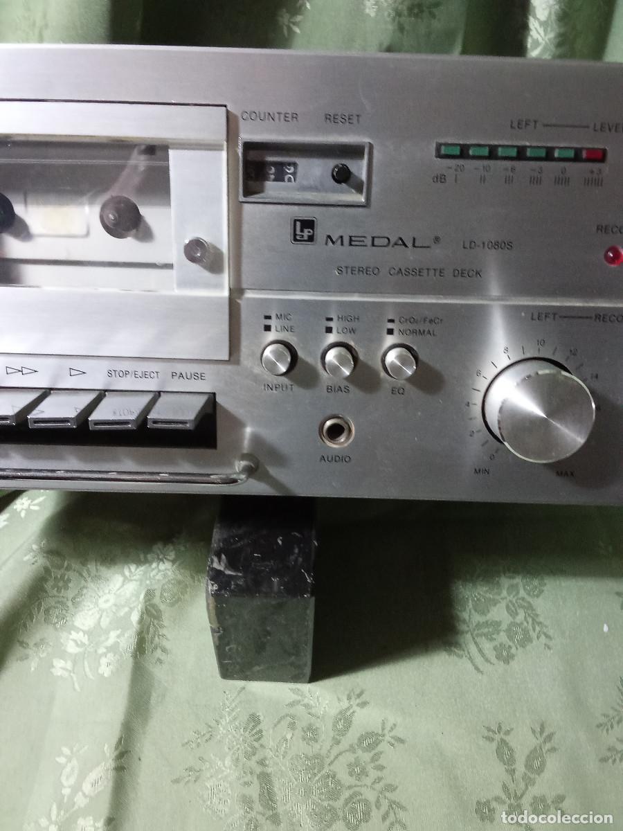 Radios antiguas: MEDAL DECK STEREO MODEL LD-1080 S REF. 194 GARA - Foto 4