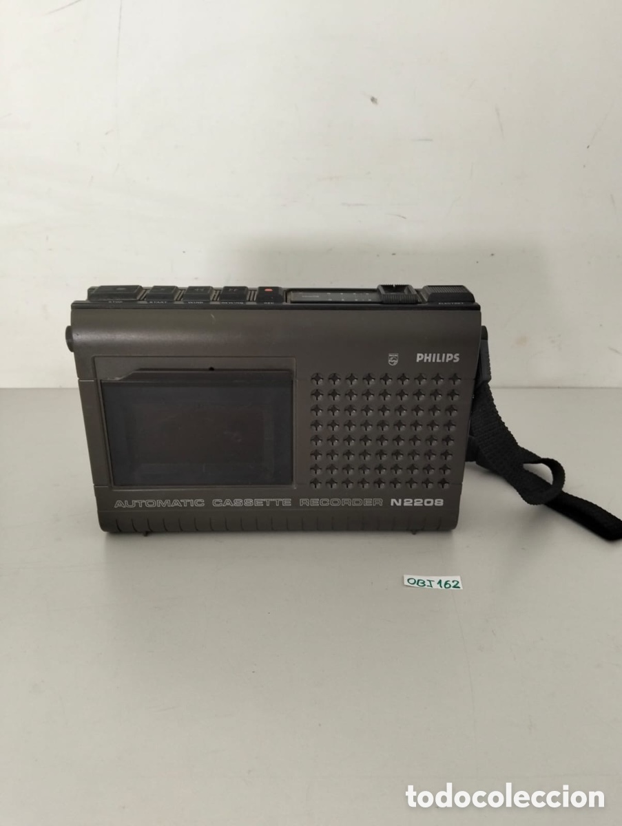 Old radios: Cassette philips recorder autom&aacute;tico stop