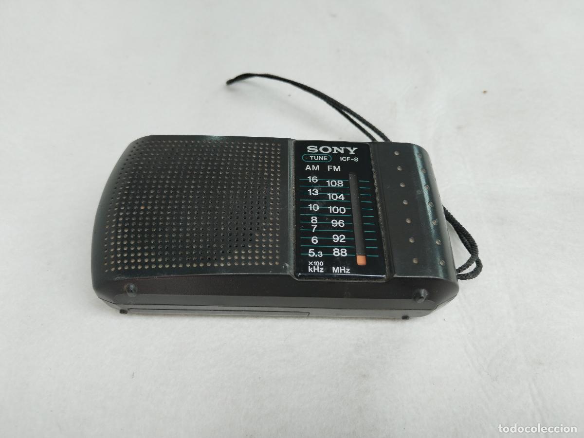 Radios antiguas: radio transistor sony icf-8 - c190 - Foto 6
