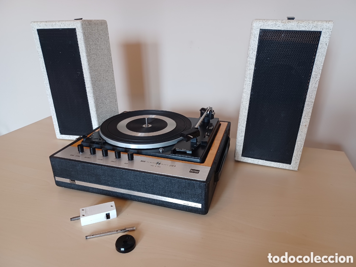 Alte Radios: Tocadiscos Bettor Mark 210 S (c. 1965): La Alianza Maestra entre Barcelona y Alemania