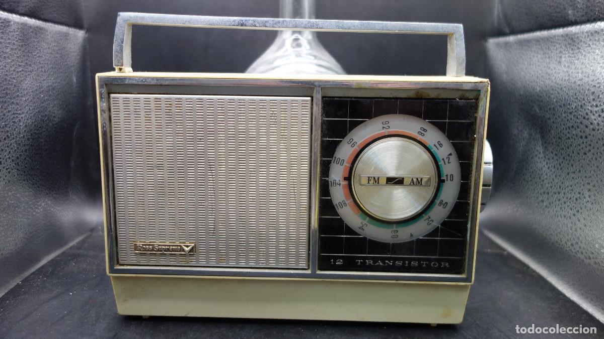 Radios antiguas: RADIO ROSS SUPREME 12 TRANSISTOR RE-125