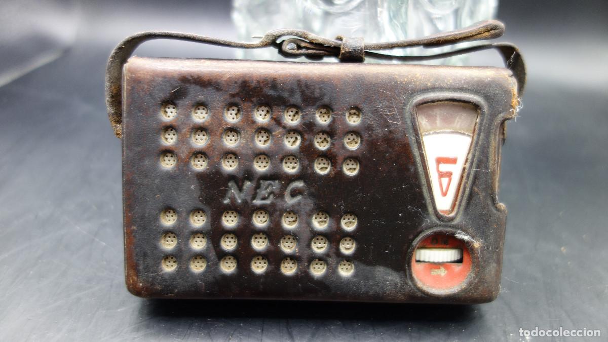 Radios antiguas: RADIO TRANSISTOR NEC NT-620 COLOR ROJO - Foto 1